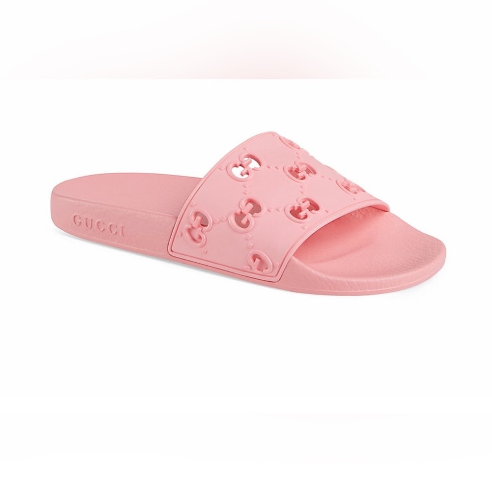 Pink Gucci Rubber slides. US Size 8 - Picture 7 of 9